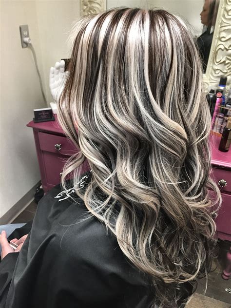 frosted hair highlights pictures